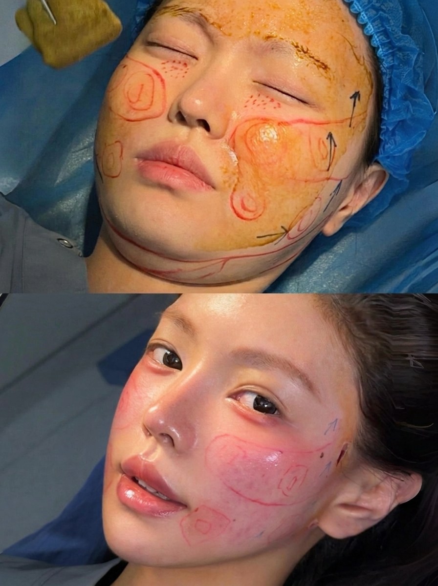 Face Liposuction Case 02 before and after