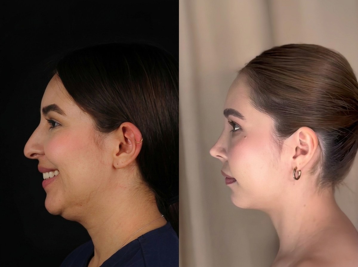 Face Liposuction Case 05 before and after
